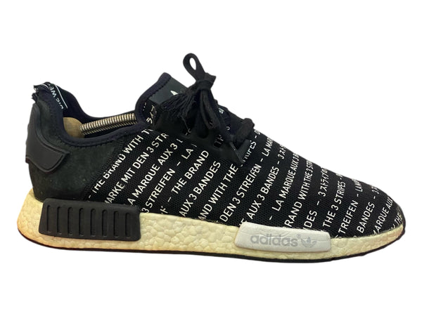 Adidas NMD R1 Blackout 3 Three Stripes Size 13. S76519